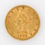 USA/GOLD - 10 Dollars 1906 D, Liberty Head, - photo 1