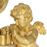 A LATE LOUIS XV ORMOLU MANTEL CLOCK - photo 8