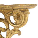A MATCHED PAIR OF REGENCE GILTWOOD BRACKETS - Foto 6