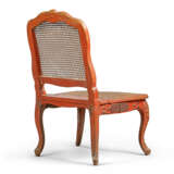 A LOUIS XV RED-PAINTED CAMPAIGN CHAIR - Foto 5