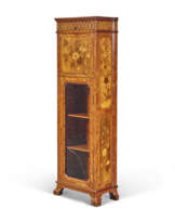 A LATE LOUIS XV TULIPWOOD, SYCAMORE, EBONY AND FRUITWOOD PETIT SECRETAIRE