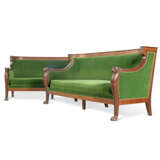 A PAIR OF EMPIRE MAHOGANY CANAPES - фото 8