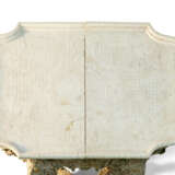 A REGENCE GILTWOOD AND CARVED WHITE MARBLE CENTRE TABLE - фото 5