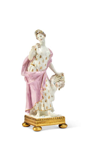 A SET OF FOUR ORMOLU-MOUNTED MEISSEN PORCELAIN ALLEGORICAL FIGURES - Foto 6