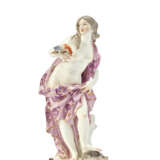 A SET OF FOUR ORMOLU-MOUNTED MEISSEN PORCELAIN ALLEGORICAL FIGURES - фото 9