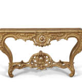 A LOUIS XV GILTWOOD CONSOLE TABLE - фото 1