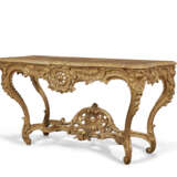 A LOUIS XV GILTWOOD CONSOLE TABLE - фото 2