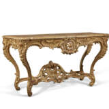 A LOUIS XV GILTWOOD CONSOLE TABLE - фото 3