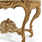 A LOUIS XV GILTWOOD CONSOLE TABLE - фото 7