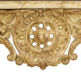 A LOUIS XV GILTWOOD CONSOLE TABLE - фото 9