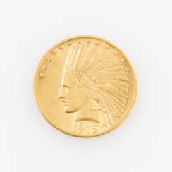 USA/GOLD - 10 Dollars 1915, Indian Head,