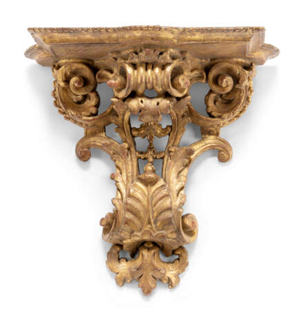 A PAIR OF REGENCE GILTWOOD BRACKETS - photo 2