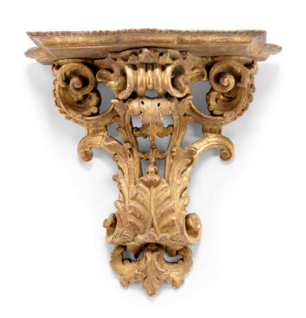 A PAIR OF REGENCE GILTWOOD BRACKETS - Foto 3