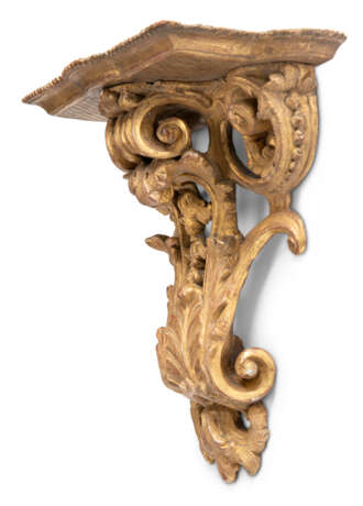 A PAIR OF REGENCE GILTWOOD BRACKETS - photo 4