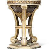 A LOUIS XVI PARCEL-GILT AND SIMULATED MARBLE STAND - photo 3