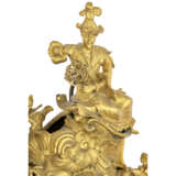 A LOUIS XV ORMOLU STRIKING CARTEL CLOCK - Foto 3