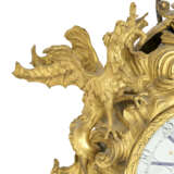 A LOUIS XV ORMOLU STRIKING CARTEL CLOCK - Foto 5