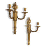 A PAIR OF LATE LOUIS XVI ORMOLU TWIN-BRANCH WALL-LIGHTS - photo 2