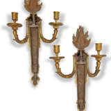 A PAIR OF LATE LOUIS XVI ORMOLU TWIN-BRANCH WALL-LIGHTS - photo 3