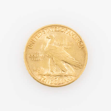 USA/GOLD - 10 Dollars 1915, Indian Head, - фото 2