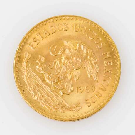 Mexiko/GOLD - 20 Pesos 1959, - Foto 2