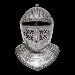 Geschlossener Helm für Kürassiere, Frankreich um 1620.