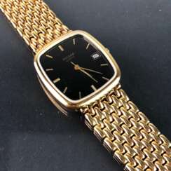 Armbanduhr: "PULSAR". Stark vergoldet. Mineralglas. Ungetragen aus Uhrmachernachlaß. Tadellos.