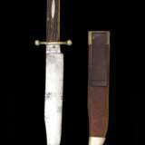 Bowie-Messer mit Scheide von J.Rogers & Sons in Sheffield Großbritannien um 1860. - Foto 1