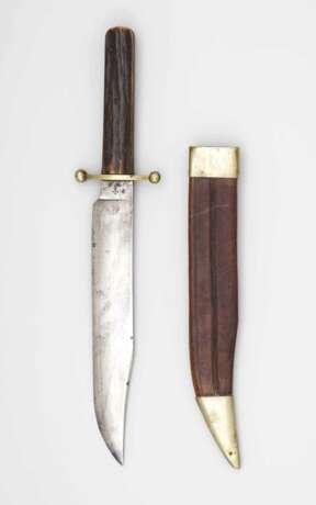 Bowie-Messer mit Scheide von J.Rogers & Sons in Sheffield Großbritannien um 1860. - фото 3