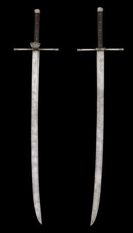 Grosses Messer, vermutlich Süddeutschland oder Österreich Anfang 16. Jahrhundert. - Foto 2