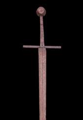 Ritterliches Schwert zu Anderthalbhand, deutsch oder französisch um 1380-1400.