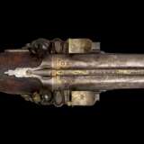 Doppelläufiges Steinschlossgewehr, Frankreich 18. Jahrhundert. - photo 3