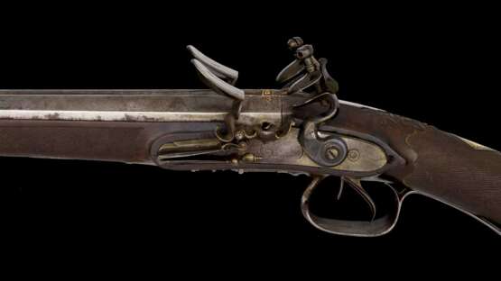 Doppelläufiges Steinschlossgewehr, Frankreich 18. Jahrhundert. - фото 4
