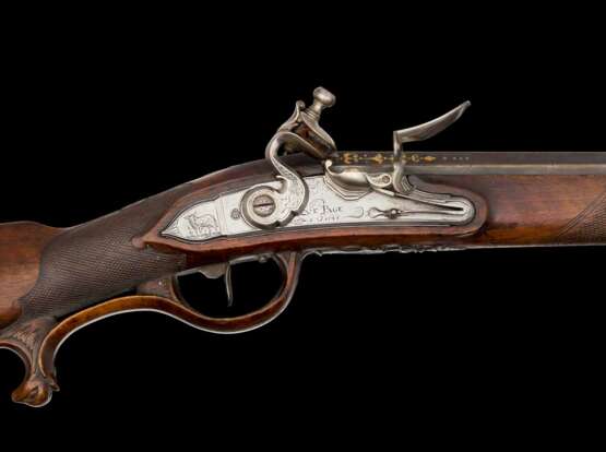 Hochwertiges Steinschlossgewehr von (Jean) LePage in Paris um 1800. - Foto 3