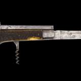 Kombinationswaffe - Taschenmesser-Perkussionspistole um 1870. - Foto 1