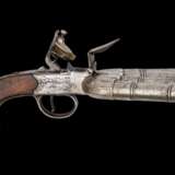 Seltene, vierläufige Steinschloss-Pistole von Henry Blyth in London um 1780. - фото 6