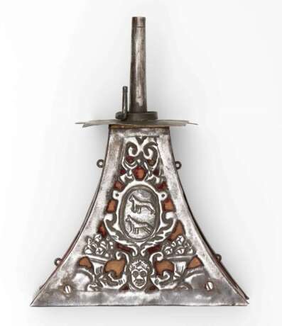 Grosse Pulverflasche für Musketiere, deutsch um 1630. - Foto 1