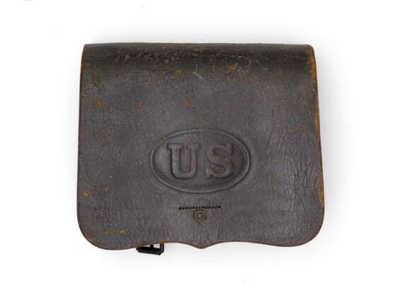 US Military Cartridge Box Kartuschkasten für Mannschaften um 1860. - Foto 1