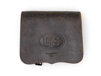 US Military Cartridge Box Kartuschkasten für Mannschaften um 1860.