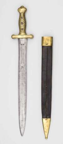 Faschinenmesser der französischen Artillerie M 1816 mit Scheide. - фото 3