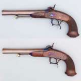 Französische Offizierspistole M 1833 1. Modell - ein Paar mit zwei Pistolen. - Foto 2