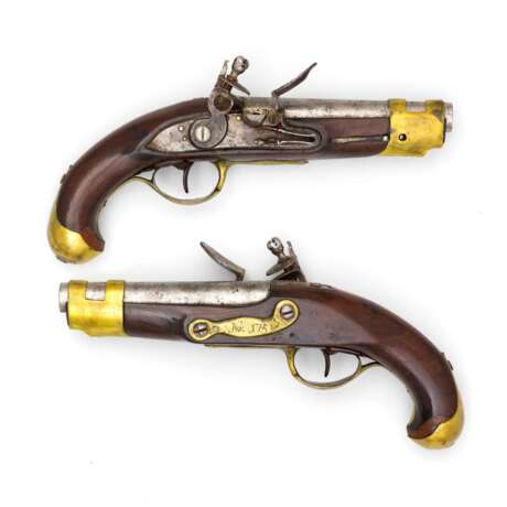 Steinschlosspistole in der Art der Marechaussee-Pistole M 1770. - фото 1
