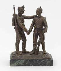 Bronze-Gruppe der deutsch-österreichischen Waffenbrüder im Ersten Weltkrieg.