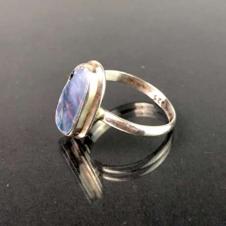Ring: Opal in Silber. - фото 1