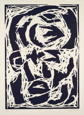 A.R. Penck. Konvolut von 2 Holzschnitten - Foto 4