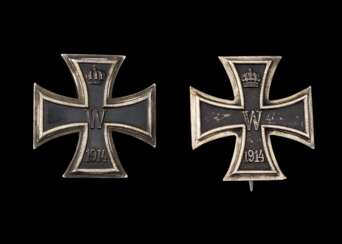 Preussen, Eisernes Kreuz 1. Klasse 1914 - zwei Stück.