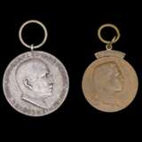Sachsen-Coburg und Gotha, Konvolut von zwei Medaillen. - photo 1