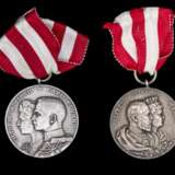 Sachsen-Coburg und Gotha, Zwei Medaillen. - Foto 1