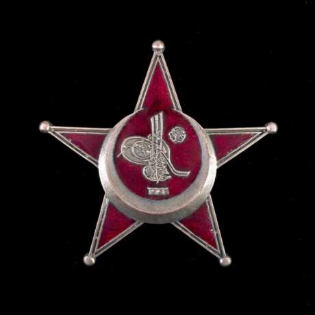 Weltkrieg, Osmanische Kriegs-Medaille - Eiserner Halbmond. - Foto 1