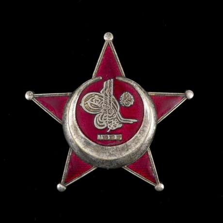 Weltkrieg, Osmanische Kriegs-Medaille - Eiserner Halbmond in Übergröße. - photo 1